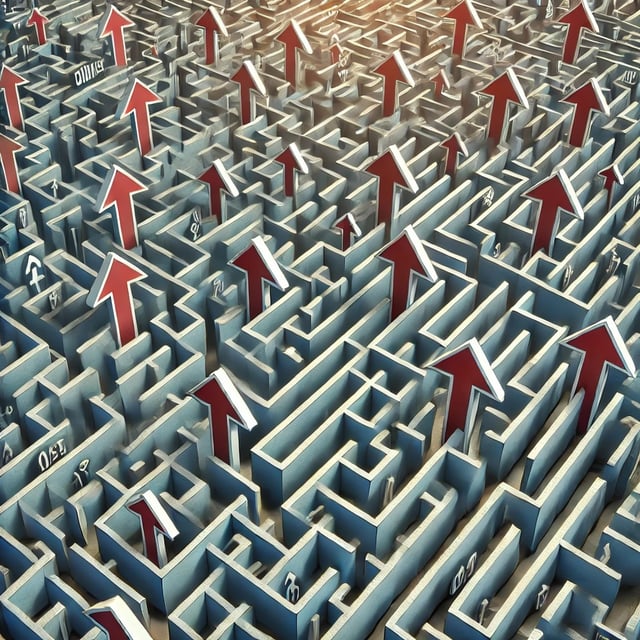 Welche Herausforderungen sind bei der Umsetzung der vertikalen Entwicklung im Rahmen des INQA-Coachings zu beachten?