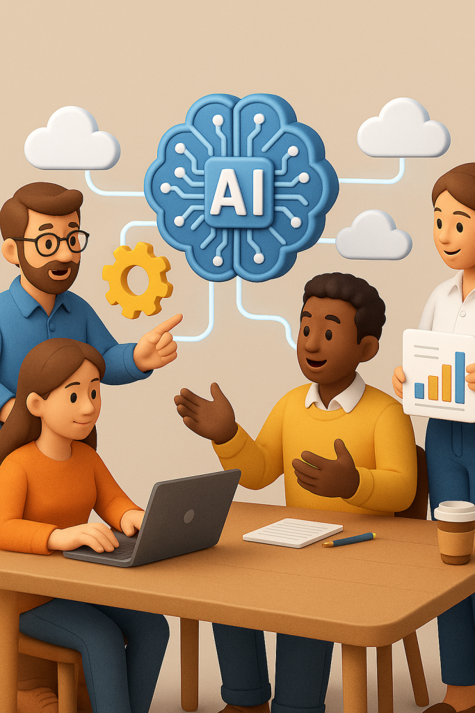 Wie Sie Ihre Mitarbeitenden im KI-Prozess sinnvoll einbinden ohne sie zu überfordern - Leclere Solutions